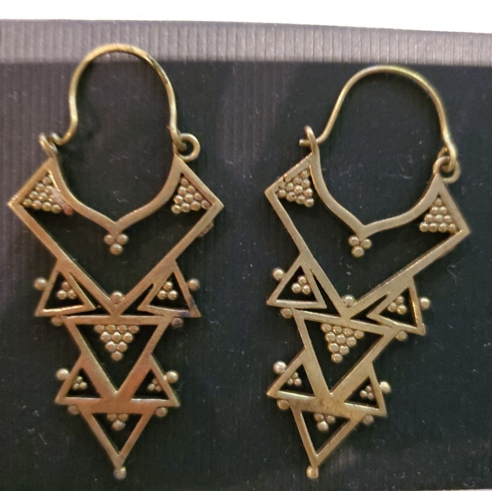 Gold plated earrings from Thailand